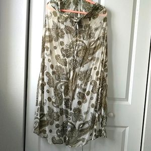 Mikoh silk swim cover up